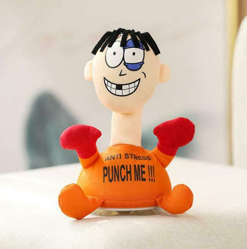 ANTI STRESS PUNCH ME MOVING DOLL