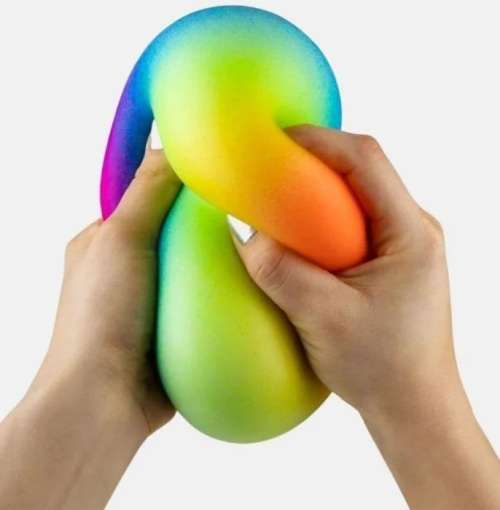 GIANT RAINBOW SQUISH BALL