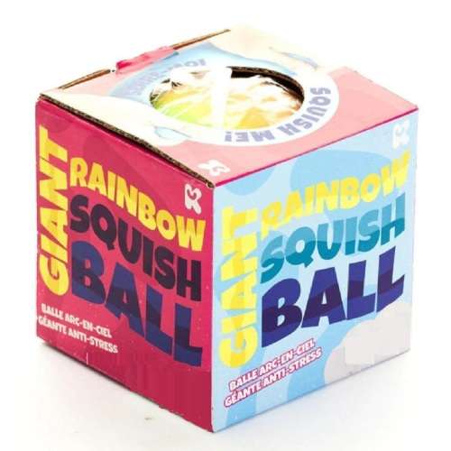 GIANT RAINBOW SQUISH BALL