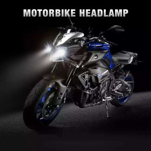 MOTORCYCLE HEADLIGHT BA20D 15W