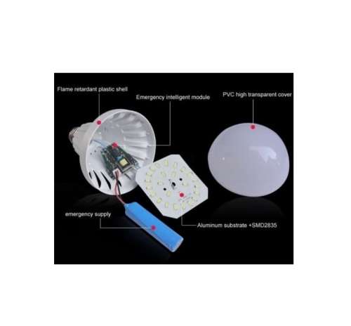 9W RECHARGEABLE BULB B22