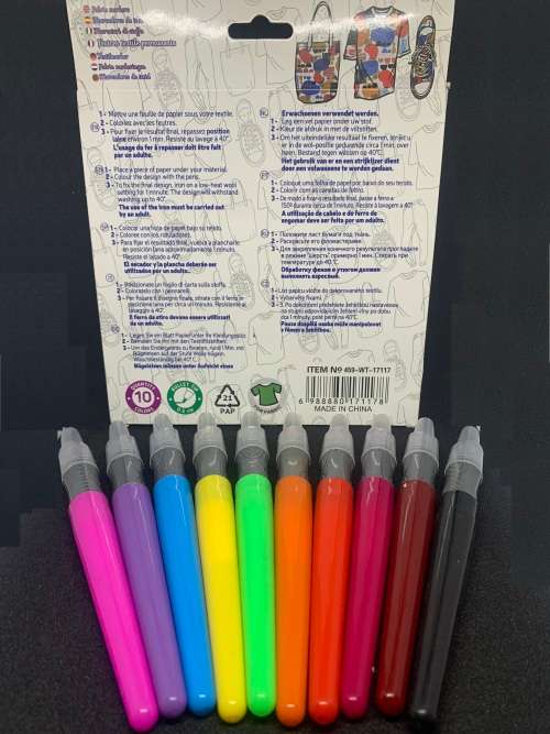 TEXTILE FABRIC 10 MARKERS