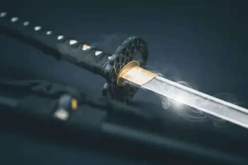 SAMURAI KATANA -- FULL TANG --- BLOOD GROOVE --- SHARPENED BLADE--- 2 DESIGNS TO CHOSE FROM