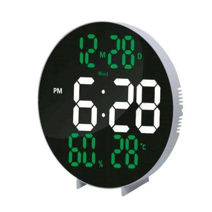 Digital Round LED Wall Clock