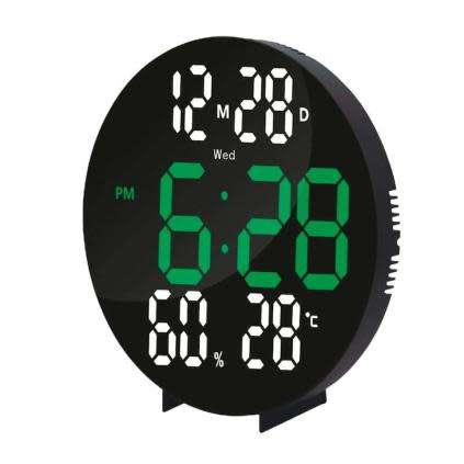 Digital Round LED Wall Clock