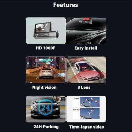 Dual Dash Cam Car DVR