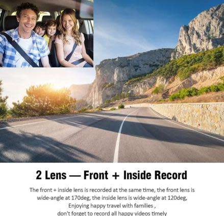 Dual Dash Cam Car DVR