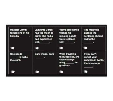 Cards Against Thrones
