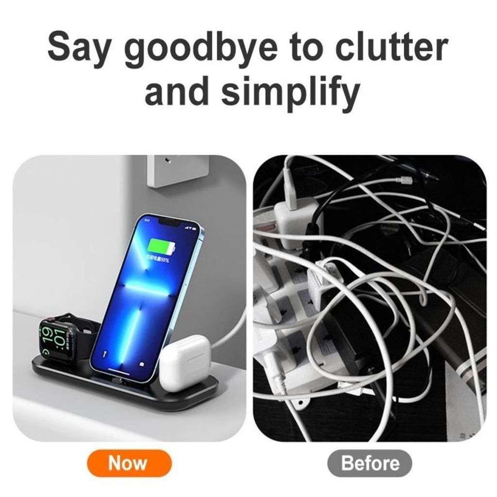 3 in 1 Wireless Iphone Charging