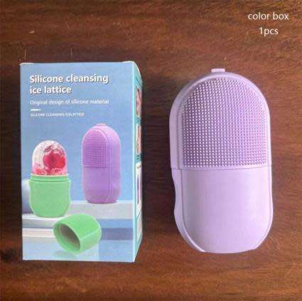 Silicone Cleansing Ice Latice Bath Brush