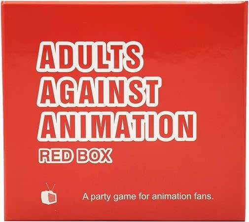 Adults Against Animation Red Box Card Game