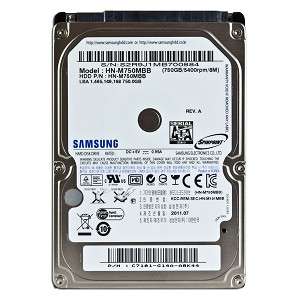 SAMSUNG 750GB SATA HDD 2.5"