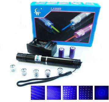 Military grade 445NM BLUE LASER - Can light a cigarette