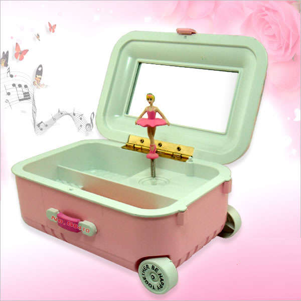 LIL SUITCASE MUSICAL JEWELRY BOX