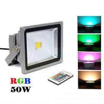 50W RGB SLIM FLOODLIGHT WITH REMOTE