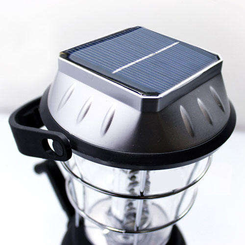 Super bright hand crank solar LED lantern