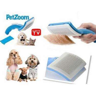 PET ZOOM Dog Cat Grooming Brush & Pet Zoom Trimmer