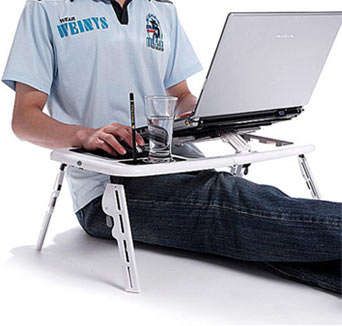 E-TABLE - LAPTOP TABLE WITH USB COOLING PAD