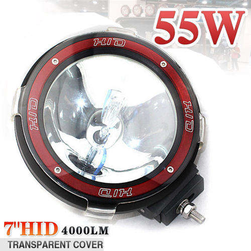 1PC 7INCH 55W HID XENON WORK DRIVING LIGHT SPOT LIGHT 4WD SUV