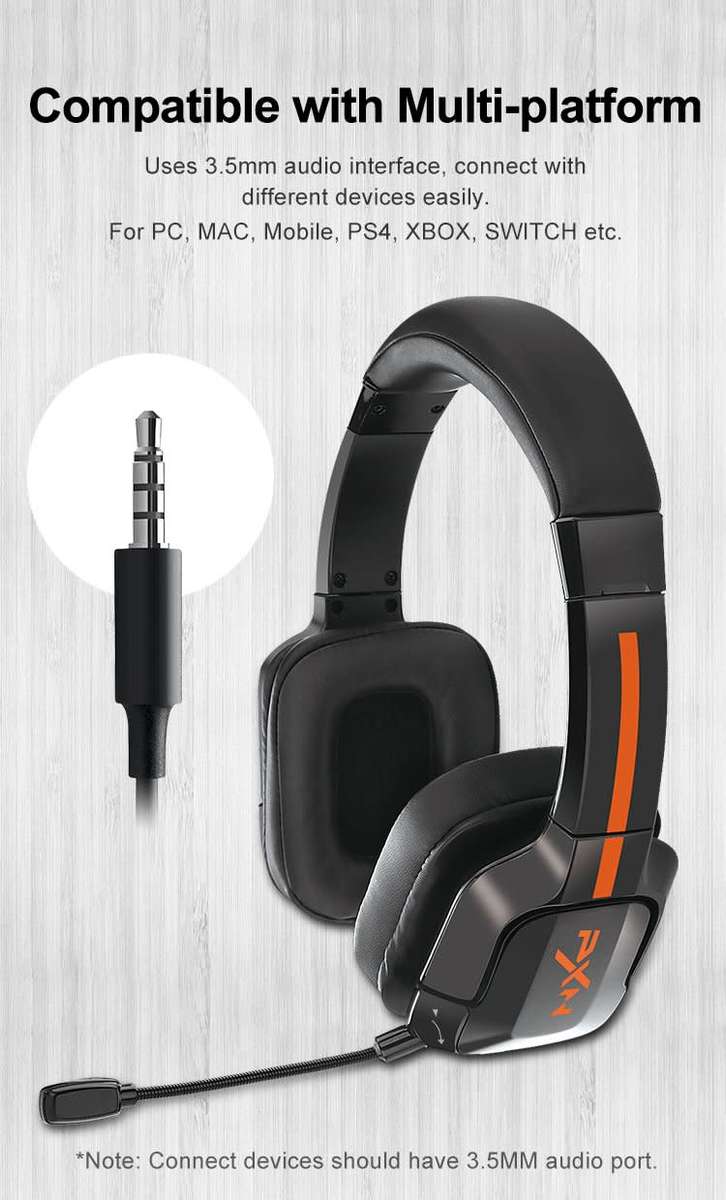 PXN U305 Detachable Mic Gaming Headset