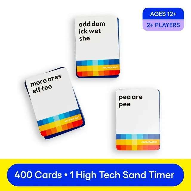 Incoherent Family Edition Card Game