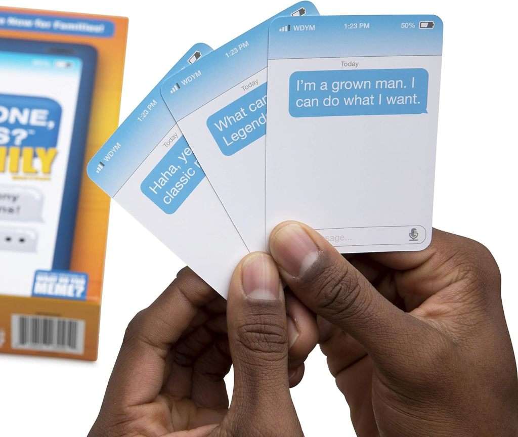 New Phone, Who Dis? Family Edition Card Game