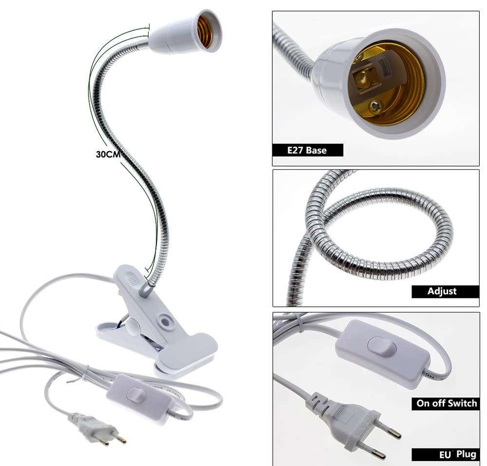 20w 200 LED Clip On Desk Plant Grow Light