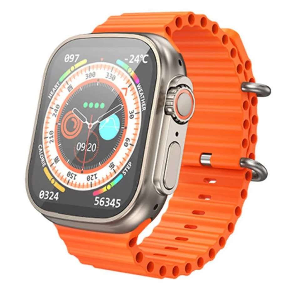 7 Strap Wireless Charging Ultra Smart Watch Gift Set