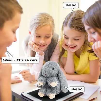 Repeat Back Talking  Bunny Plush Toy