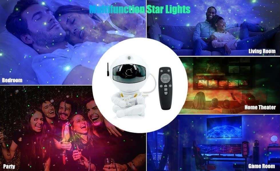 Baby Mini Astronaut Night Light Projector