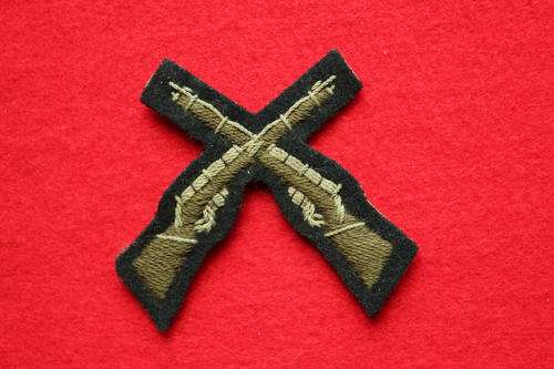Rhodesian Embroidered Marksman arm badge