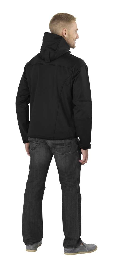 Slazenger Catalyst Mens Softshell Jacket - Black (SLAZ-816)
