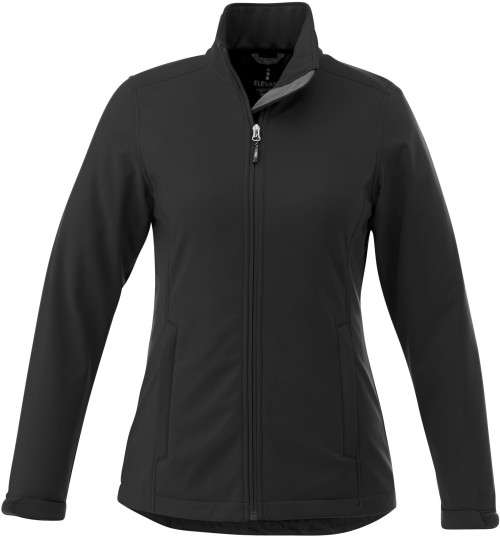 Elevate Ladies Maxson Softshell Jacket - Black (ELE-7305)