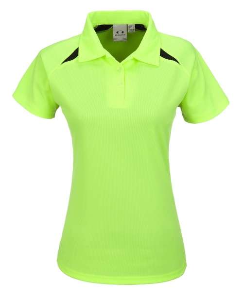 Biz Collection Splice Ladies Golf Shirt - Lime (BIZ-4856)