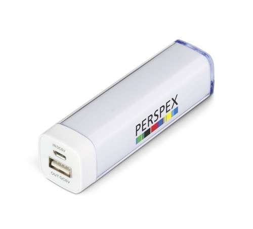 Capacity Power Bank - 2200mAh - White (TECH-4221)