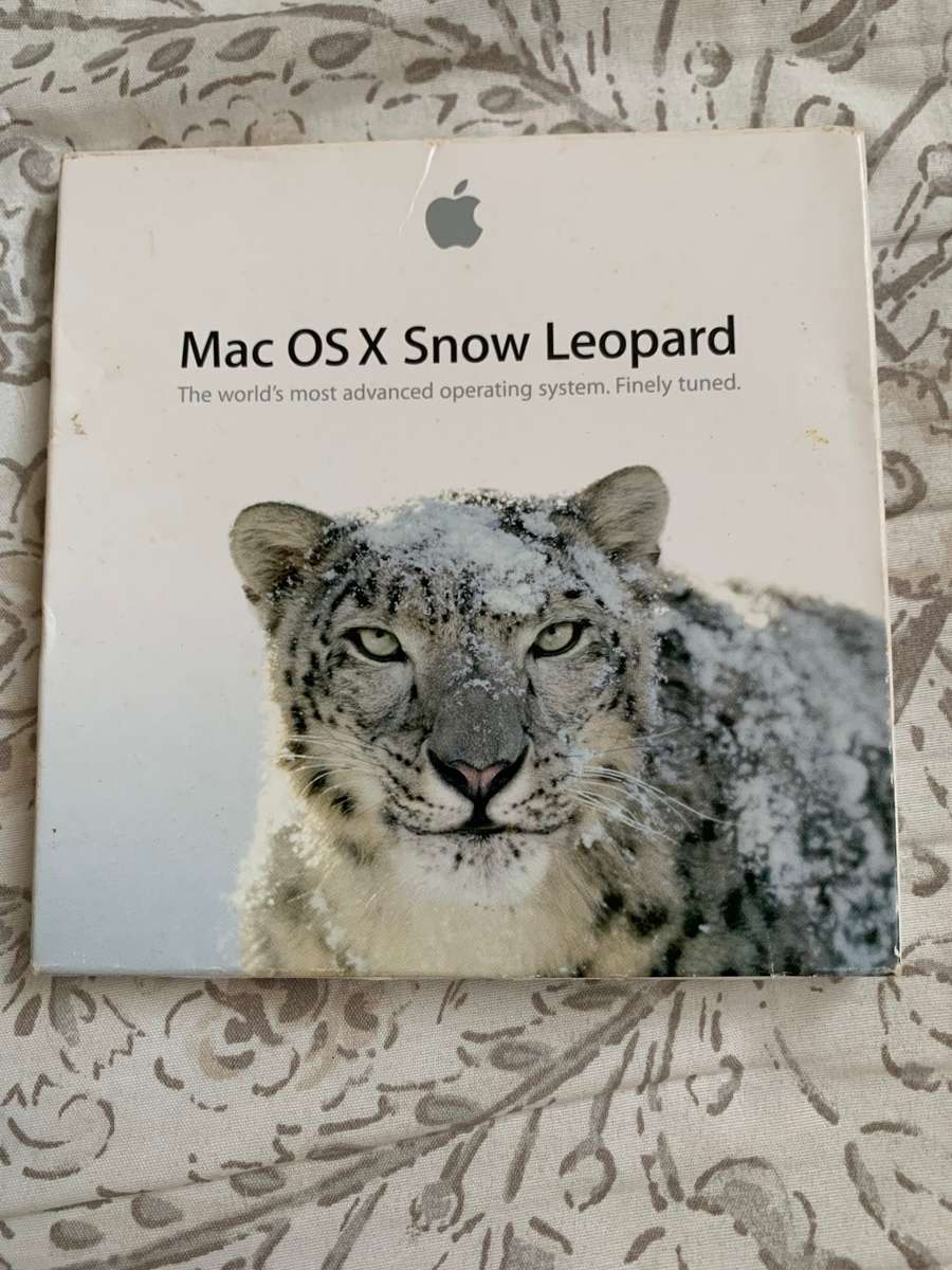 APPLE MAC SNOW LEOPARD OS DVD