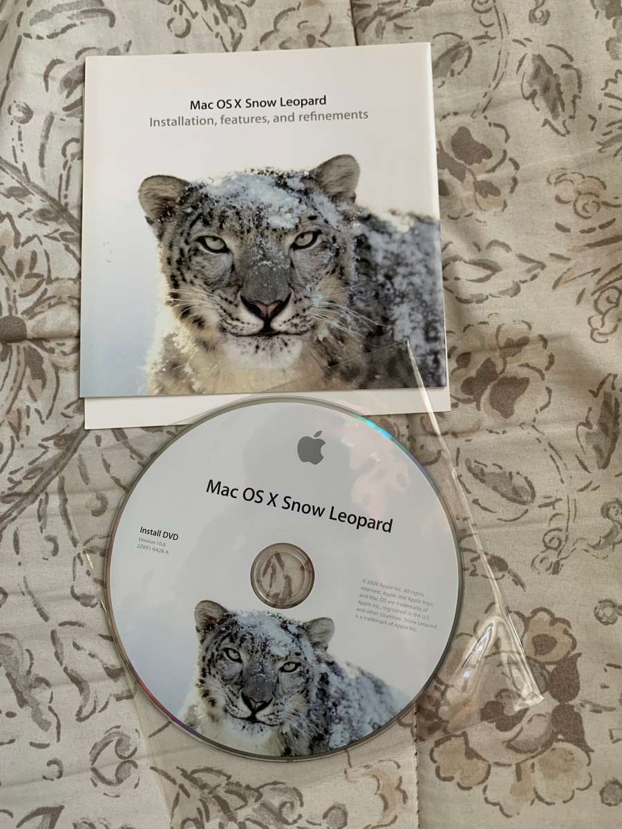 APPLE MAC SNOW LEOPARD OS DVD
