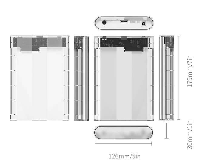 ORICO 3.5 INCH SATA USB 3.0 HARD DRIVE ENCLOSURE