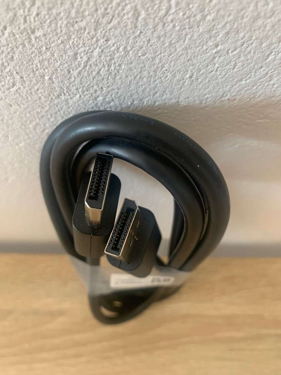 (DP) DISPLAY PORT TO (DP)  DISPLAY PORT CABLE 1M | NEW