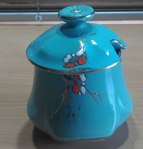 Old foley capri sugar jar