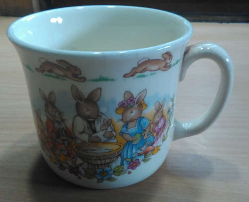 Royal doulton bunnykins christening mug