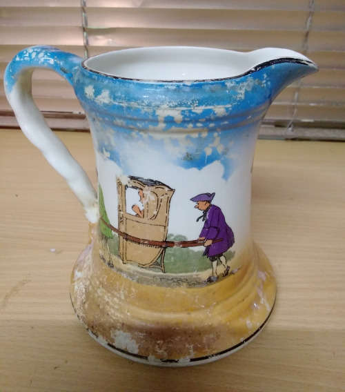 Burleigh ware `Gray smith &co` jug c 1930s