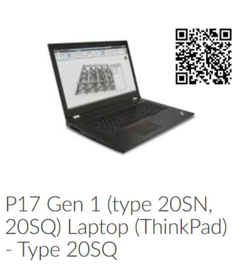 Lenovo P17 Laptop Work Station