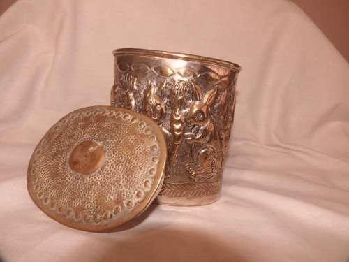 Silver Plated Container