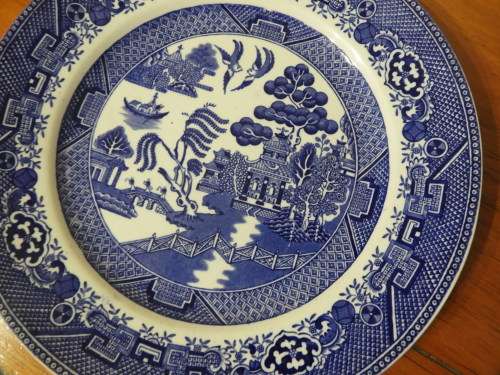 Willow pattern plate