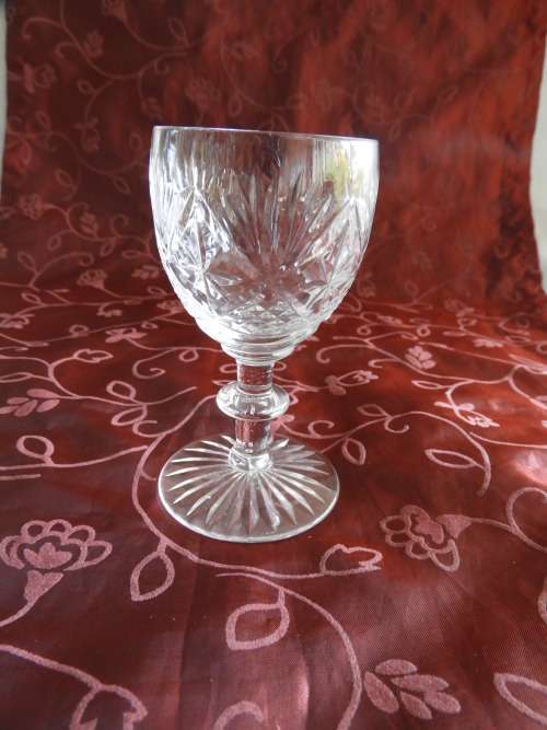 3 ODD CRYSTAL GLASSES