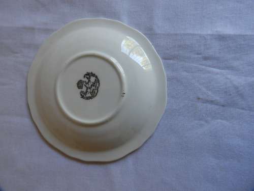 PIN BOWL WITH YELLOW ROSES