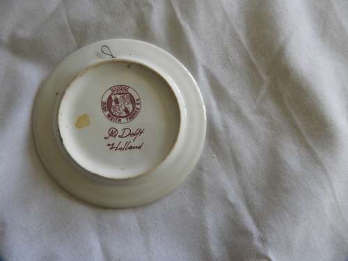 Small pink delft plate