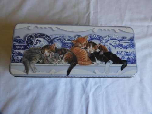 Cake / cookie tin with cats