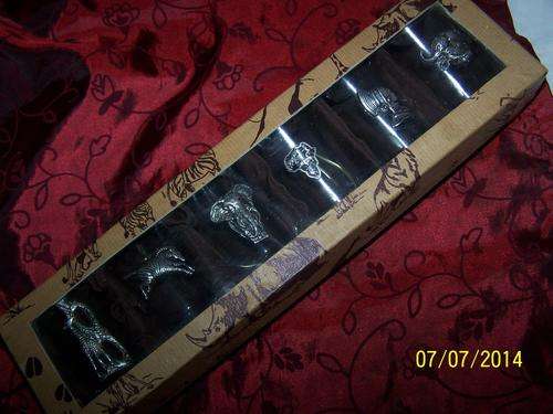 6 African Theme Shot Glasses